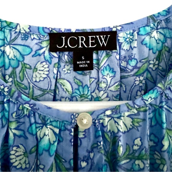 J. Crew Blue Floral Midi Dress - Picture 5 of 6